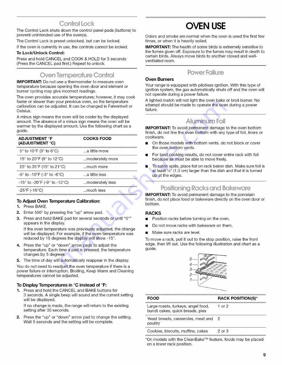 IKEA ISG650VS12 Use & Care Manual Download Page 9