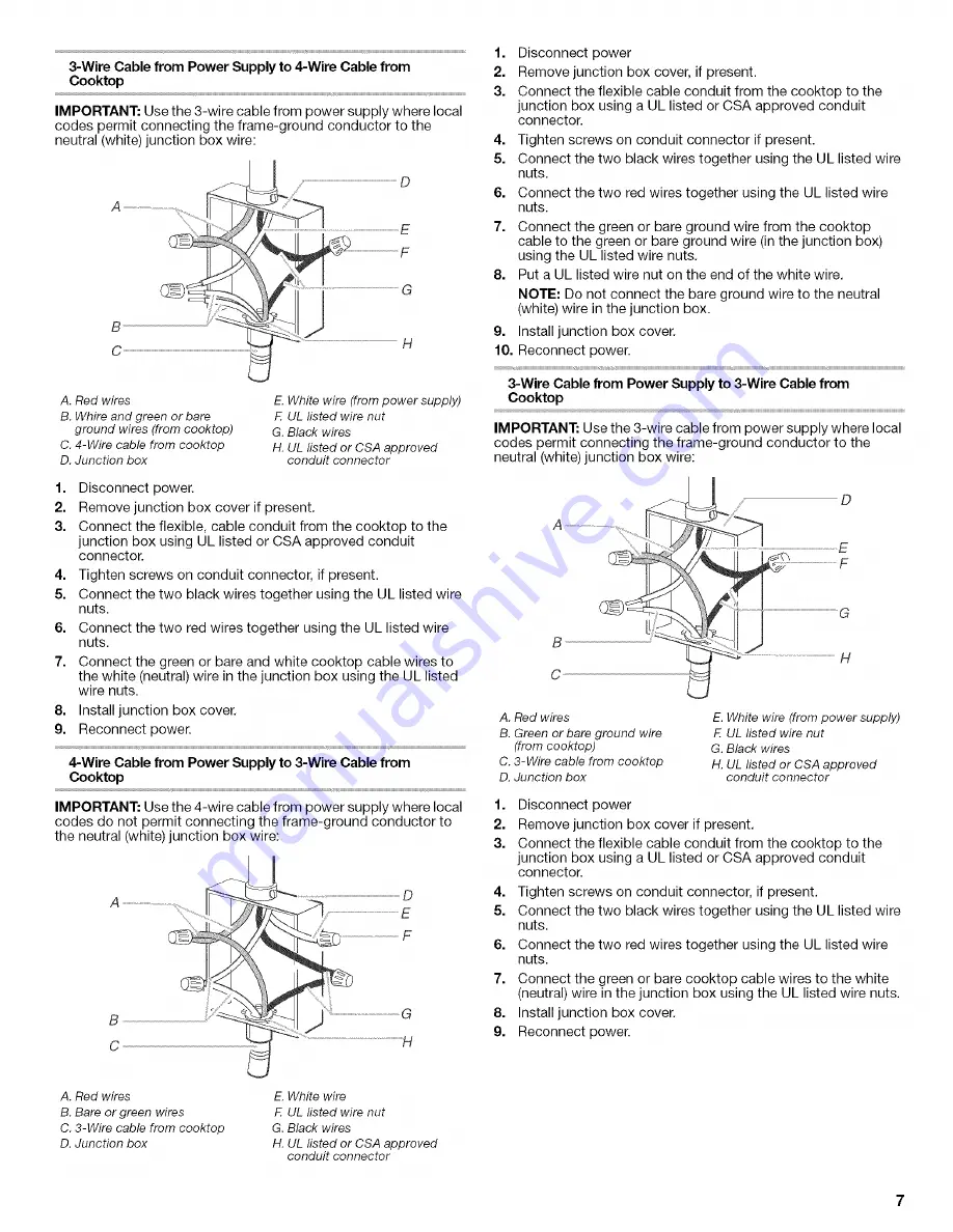 IKEA KECC051 series Installation Instructions Manual Download Page 7