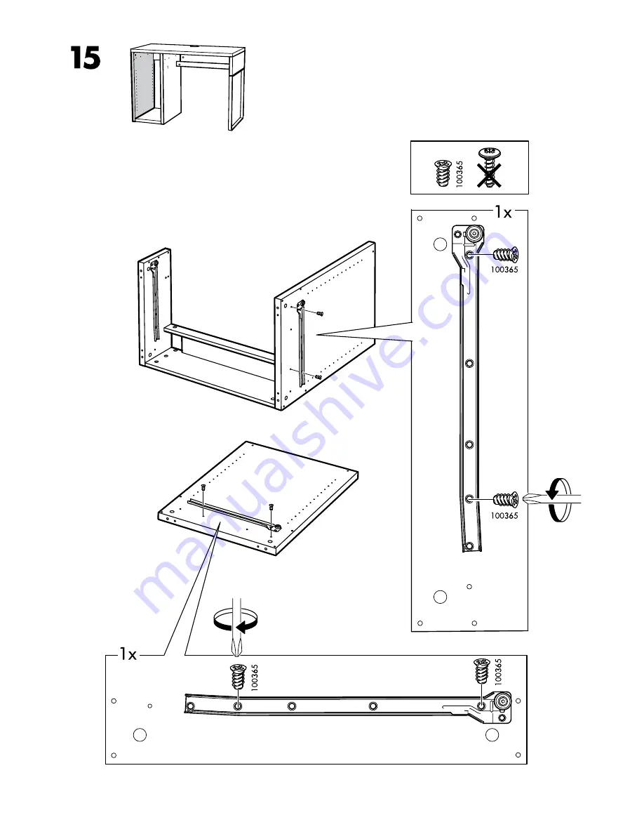 IKEA MICKE Assembly Instructions Manual Download Page 13