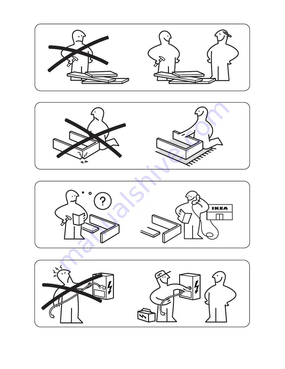 IKEA NUTID Installation Manual Download Page 6