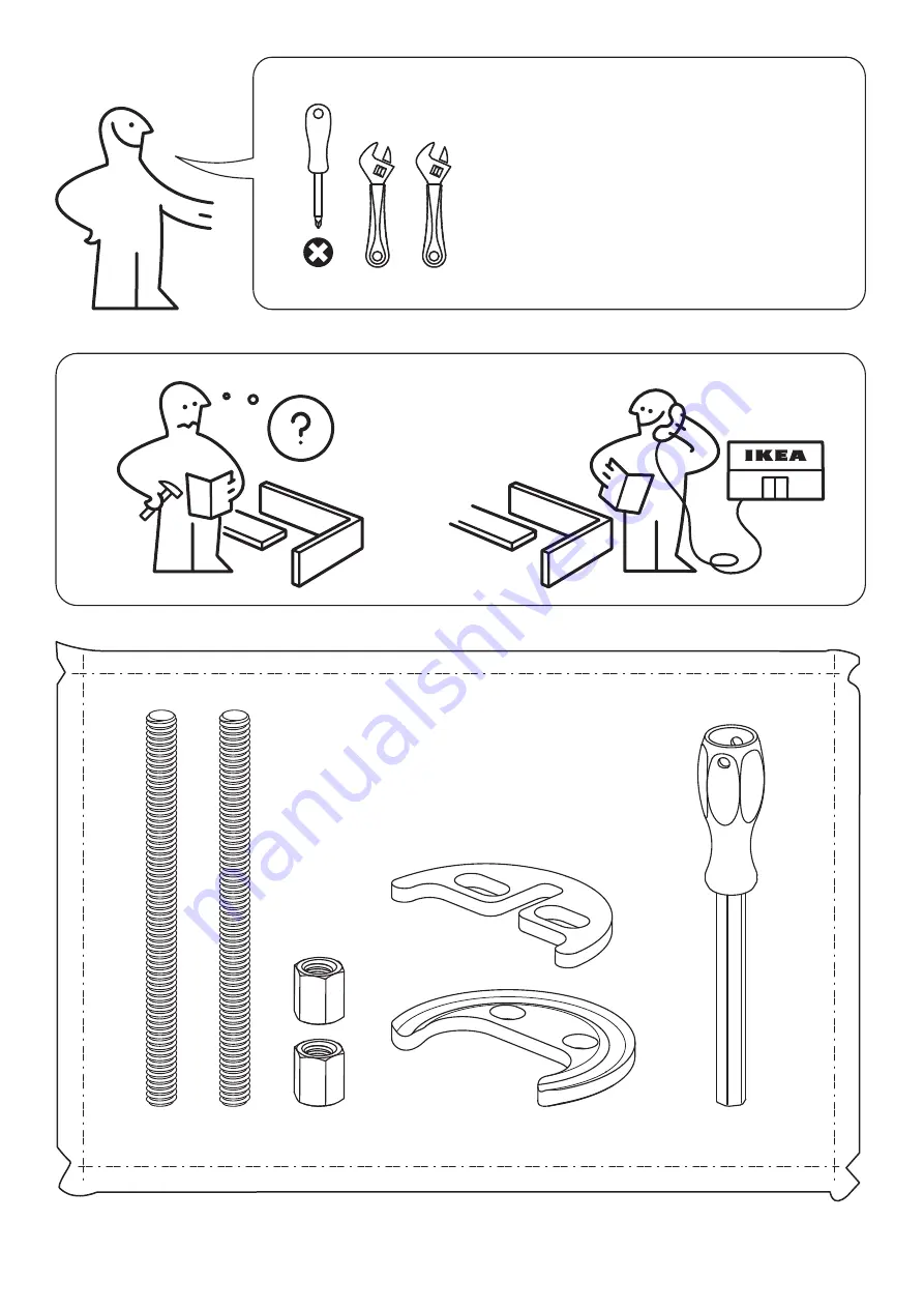 IKEA RUNSKAR Manual Download Page 3