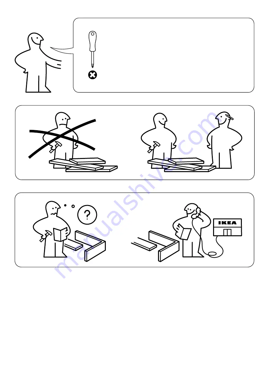 IKEA SAGSTUA Manual Download Page 2