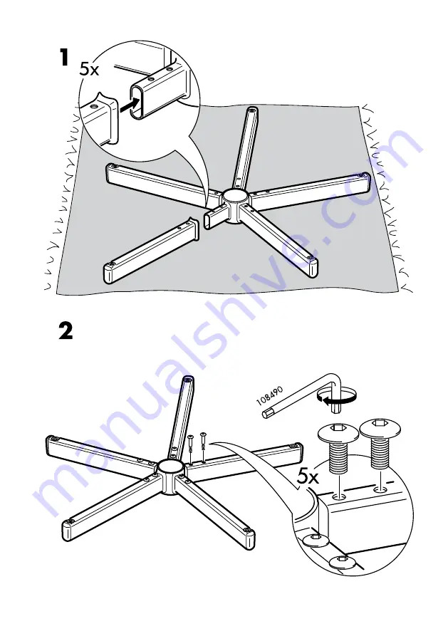 IKEA SNILLE Скачать руководство пользователя страница 3