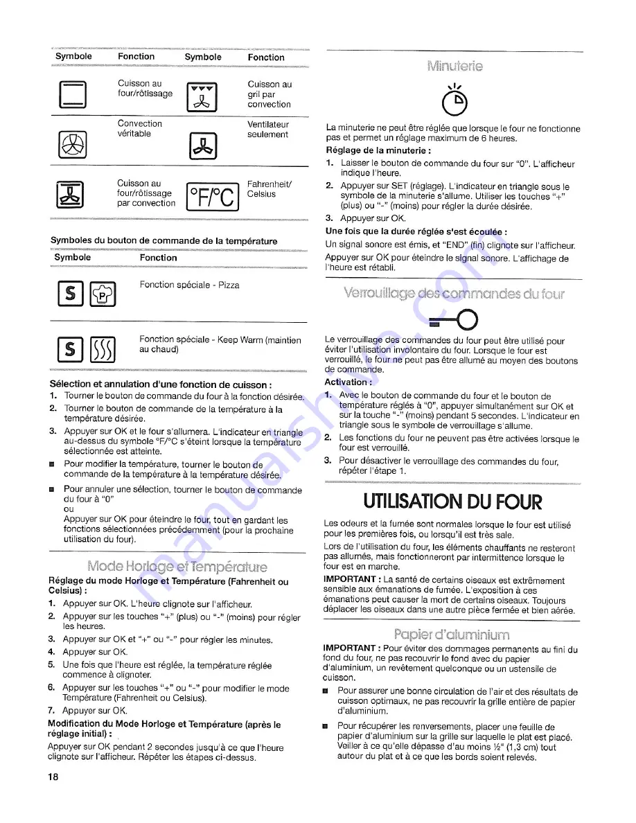 IKEA Standard cleaning built-in electric convection oven Use & Care Manual Download Page 18