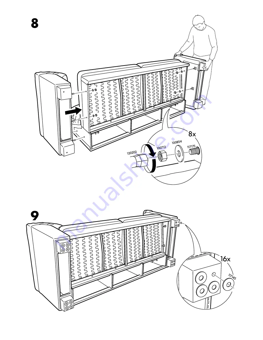 IKEA TIDAFORS Скачать руководство пользователя страница 10