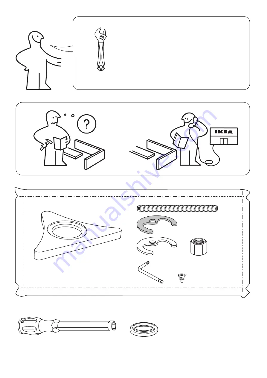 IKEA TOLLSJON 403.416.91 Manual Download Page 3