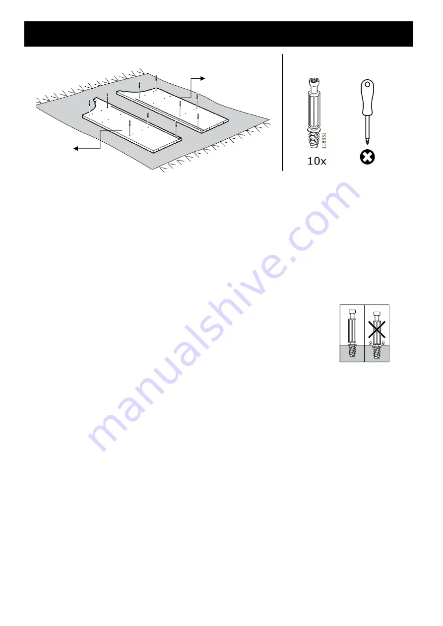 IKEA TORNVIKEN Instruction Manual Download Page 8