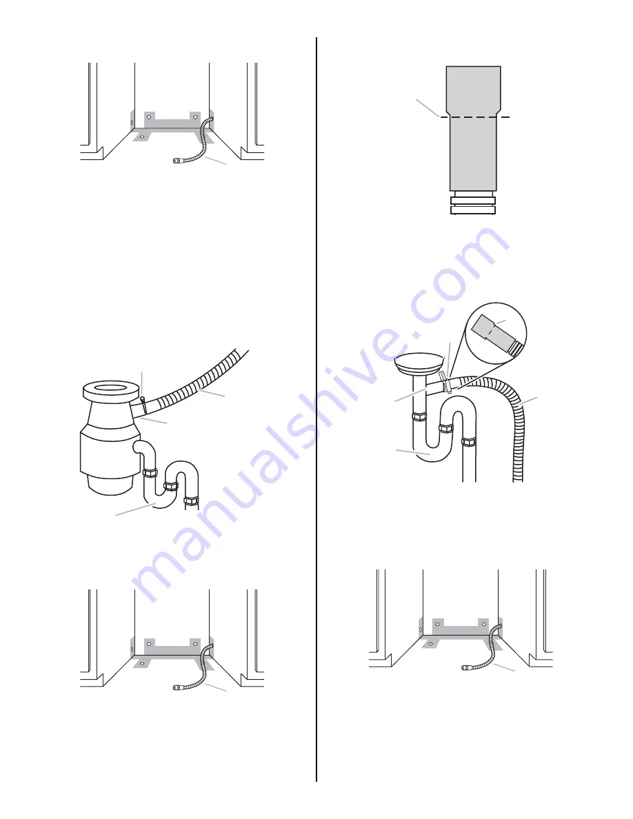 IKEA UNDERCOUNTER DISHWASHER PLASTIC GIANT TUB MODELS Installation Instructions Manual Download Page 7