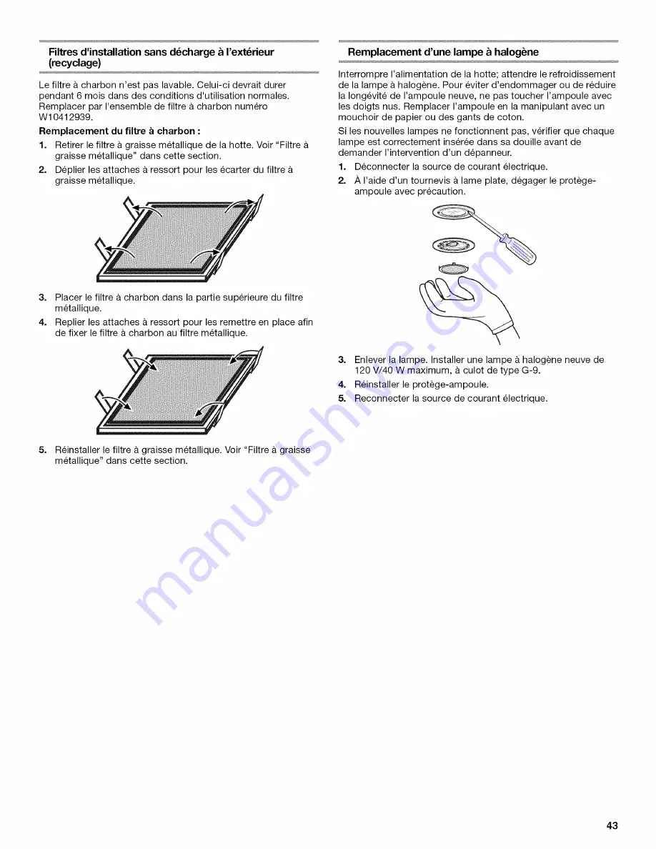 IKEA W10502581D Скачать руководство пользователя страница 43