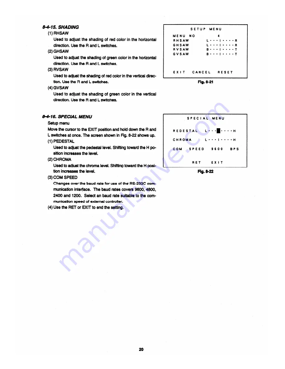 Ikegami ICD-F24 Instruction Manual Download Page 25