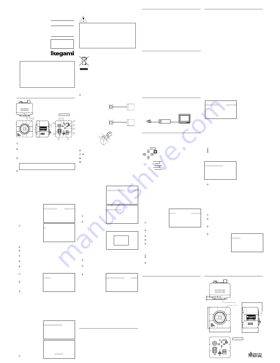 Ikegami ISD-A10 Instruction Manual Download Page 1