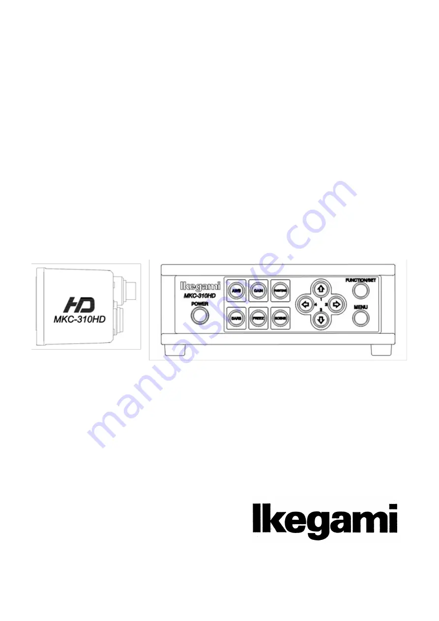 Ikegami MKC-310HD Operation Manual Download Page 1