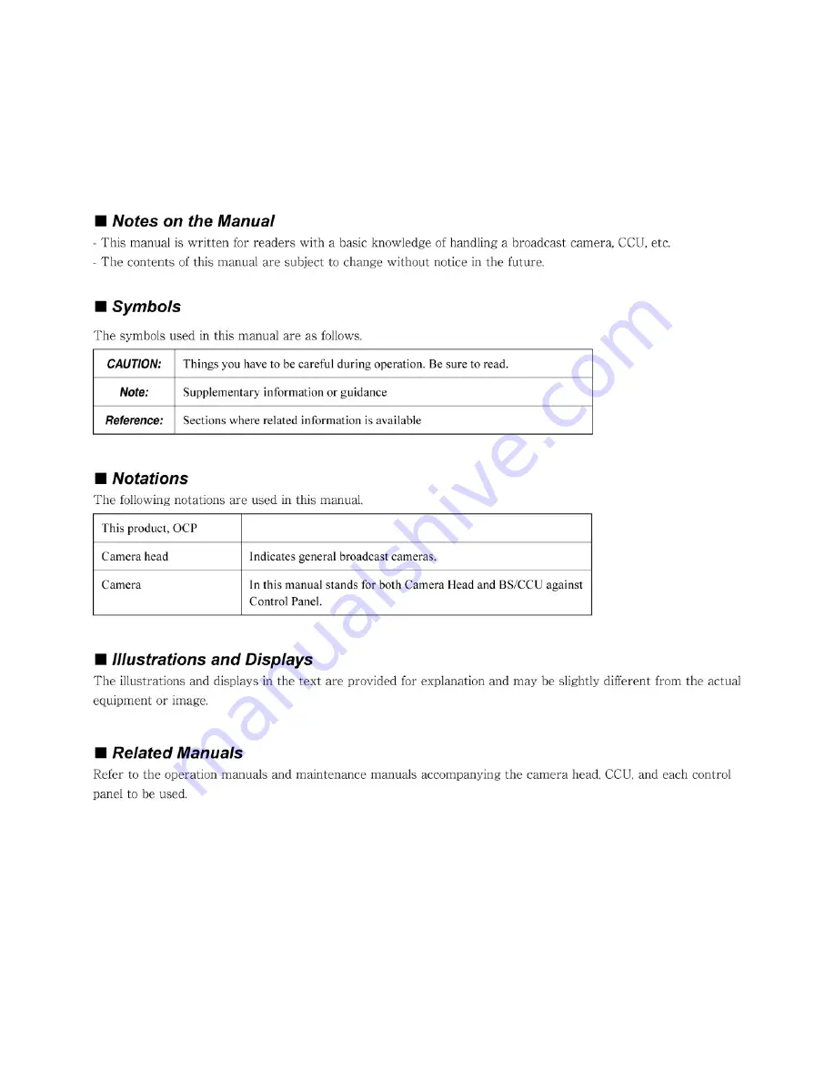 Ikegami OCP-10 Operation Manual Download Page 11