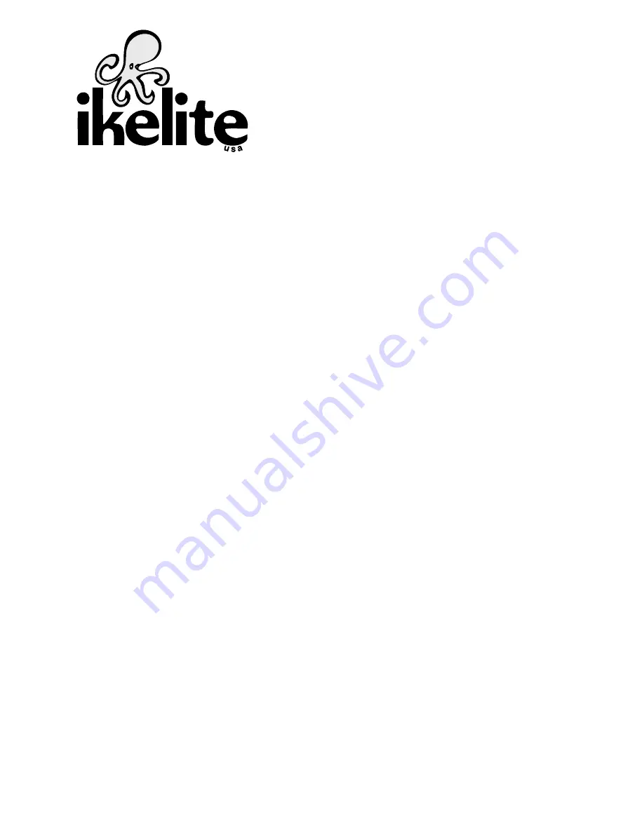 Ikelite 4061.1 DS161 Instruction Manual Download Page 1