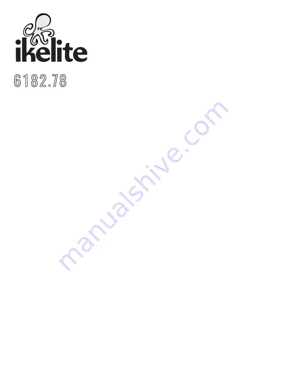 Ikelite 6182.78 Instruction Manual Download Page 1