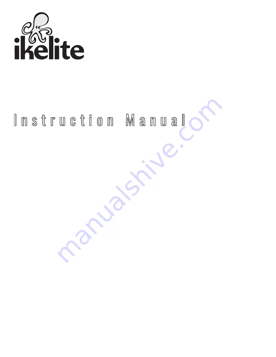 Ikelite 6973.03 Instruction Manual Download Page 1