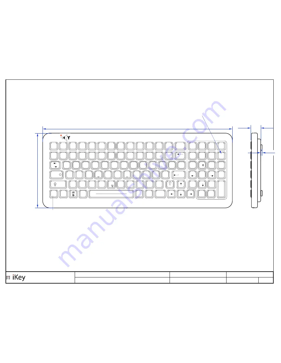 iKey SLK-101 Features & Dimensions Download Page 1