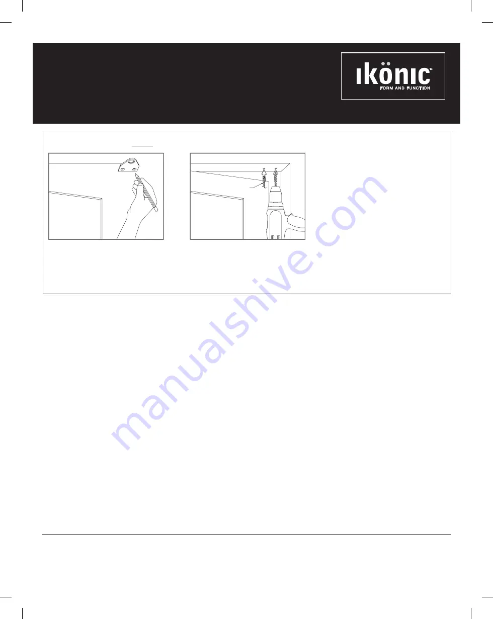 ikonic Patio Bolt Assembly Instruction Download Page 2