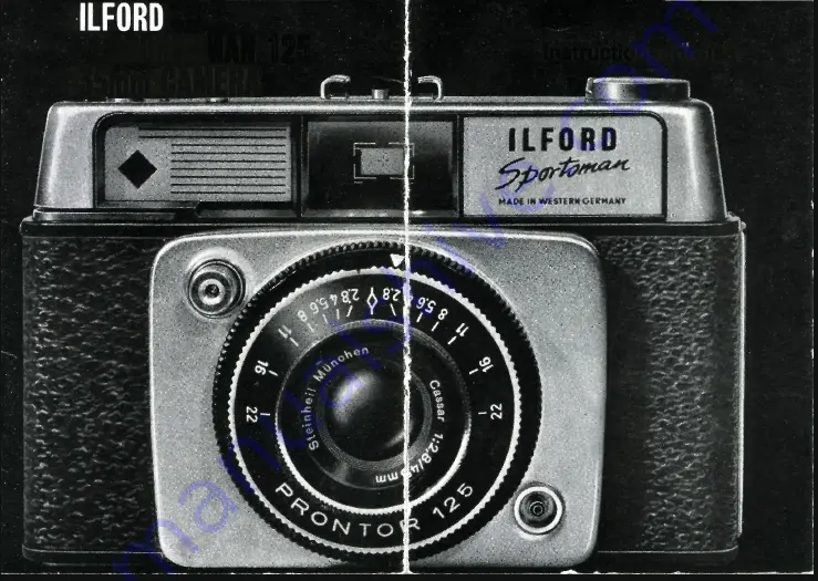 Ilford SPORTSMAN 125 Скачать руководство пользователя страница 1