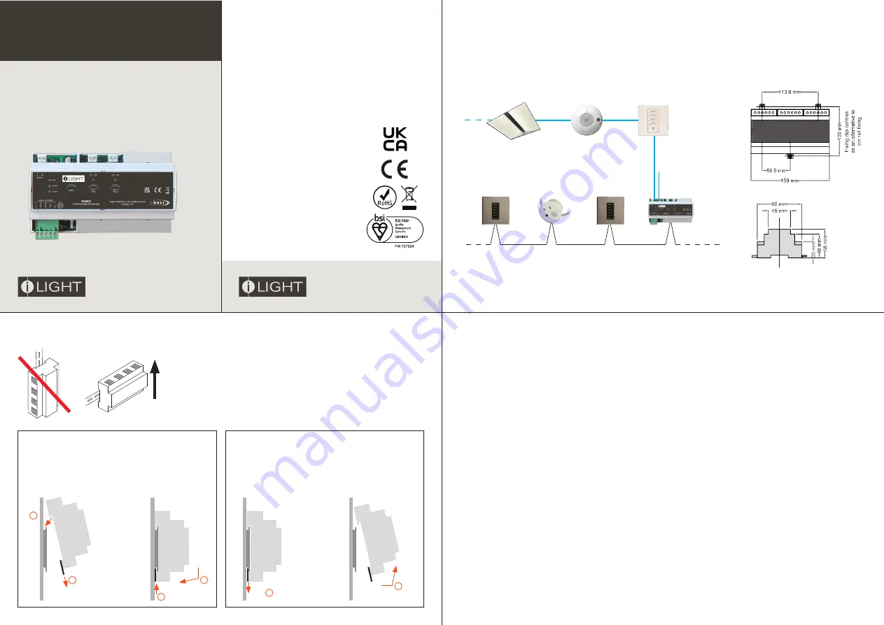 iLight SCMD2 Installation Manual Download Page 1