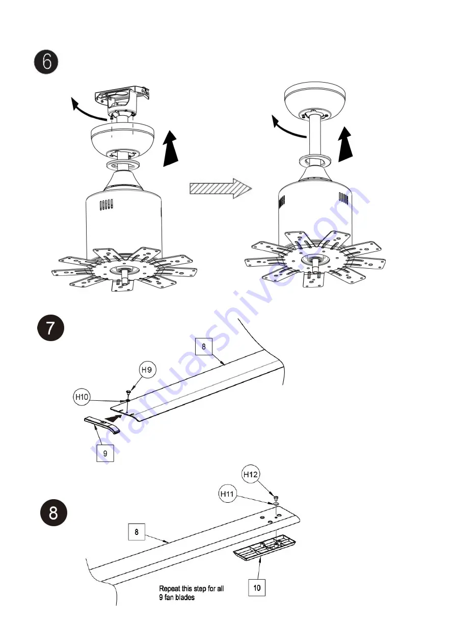 iLiving ILG8HVLS108 Owner'S Manual Download Page 13