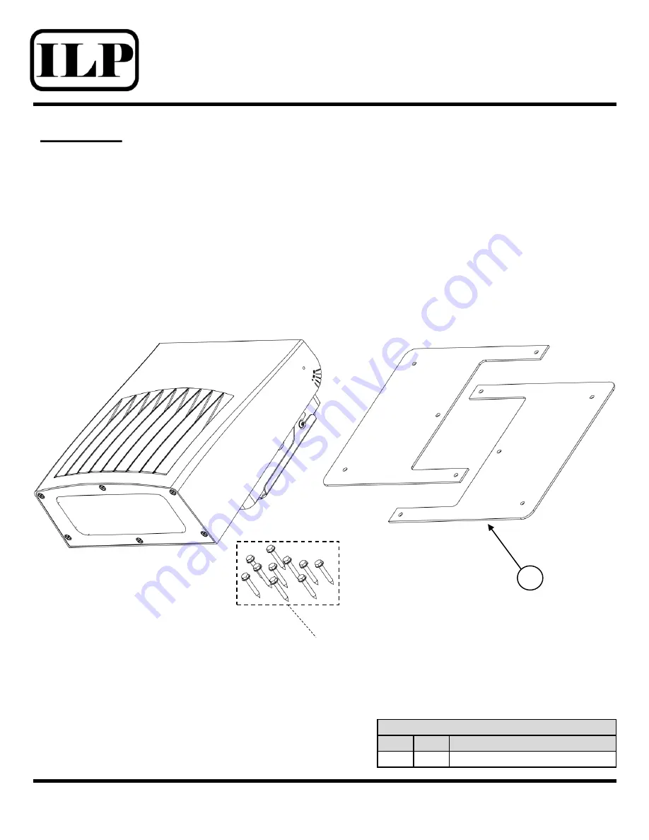 ILP SWP-2L Series Скачать руководство пользователя страница 1