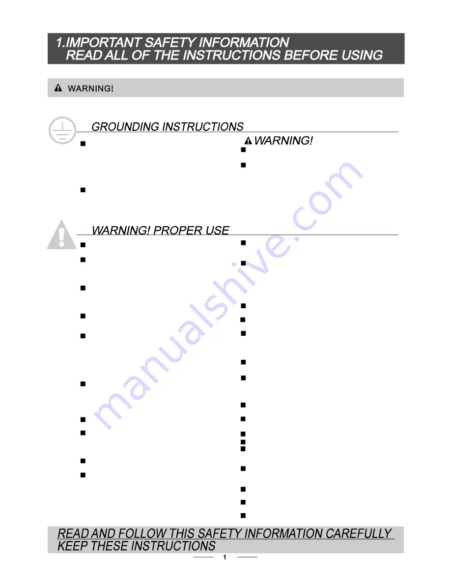 ILVE IVSIX6 Operating & Installation Manual Download Page 4