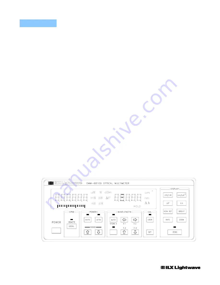 ILX Lightwave OMH-6727B Скачать руководство пользователя страница 20