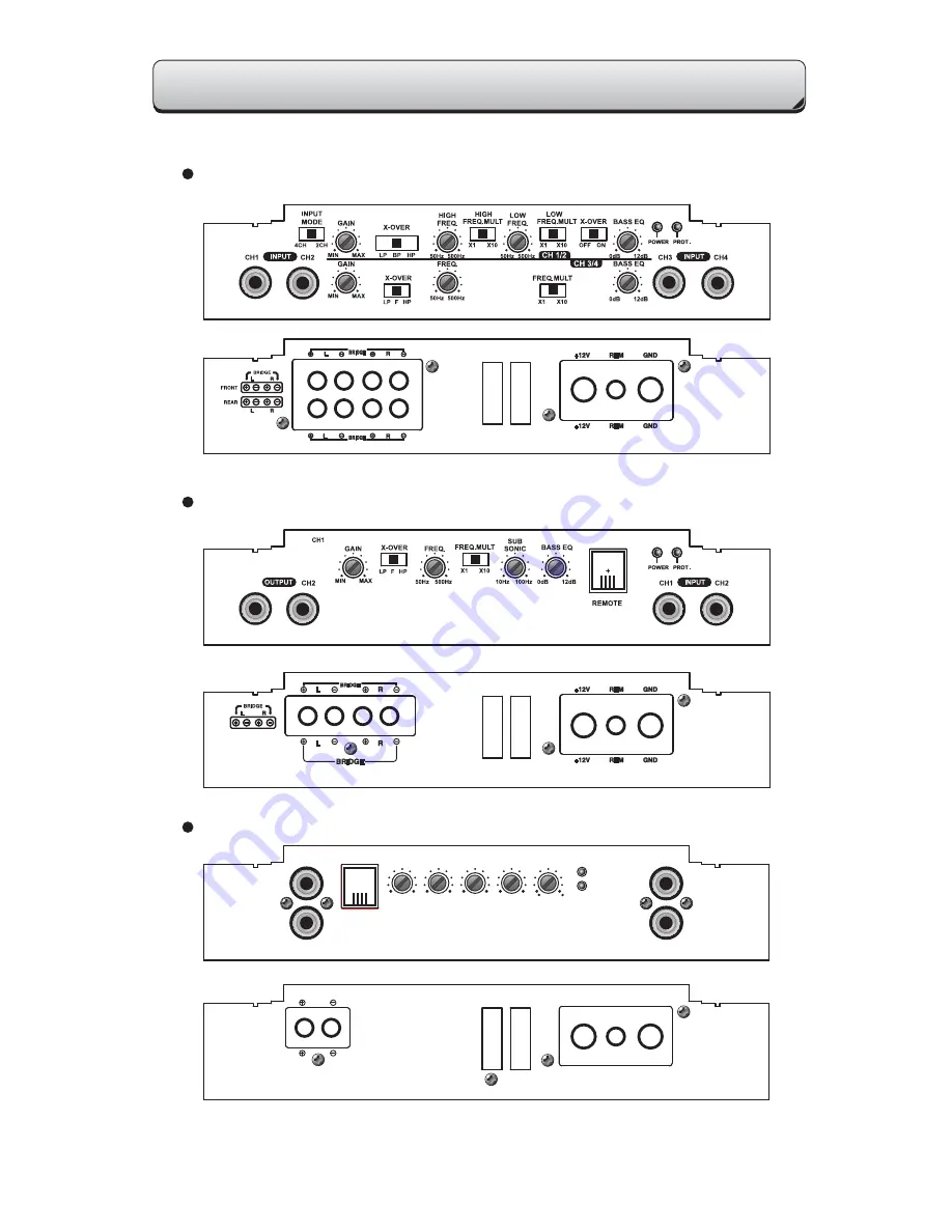 imaage dynamics Q1200.1 Owner'S Manual Download Page 6