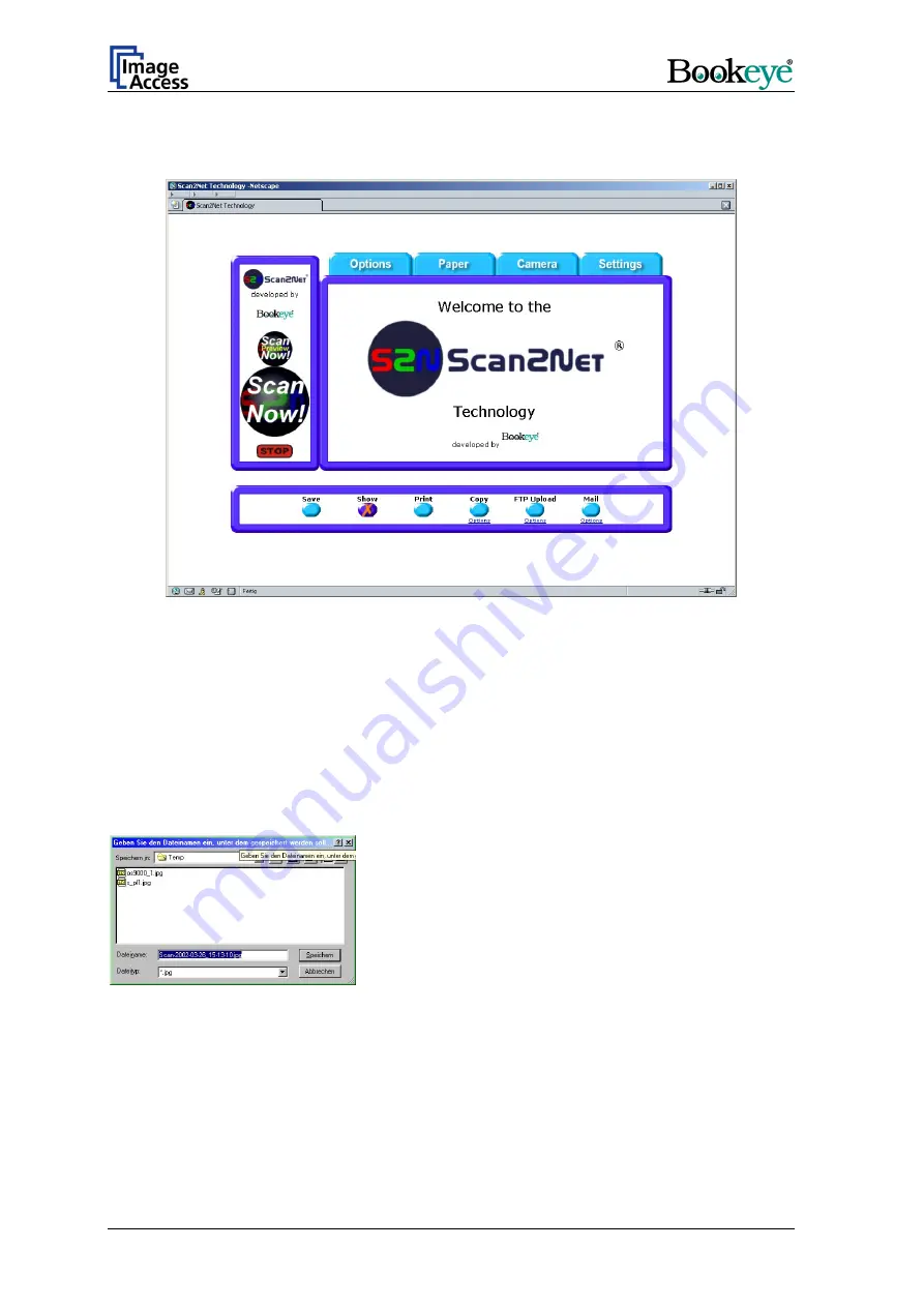 Image Access Bookeye Color Operation Manual Download Page 54