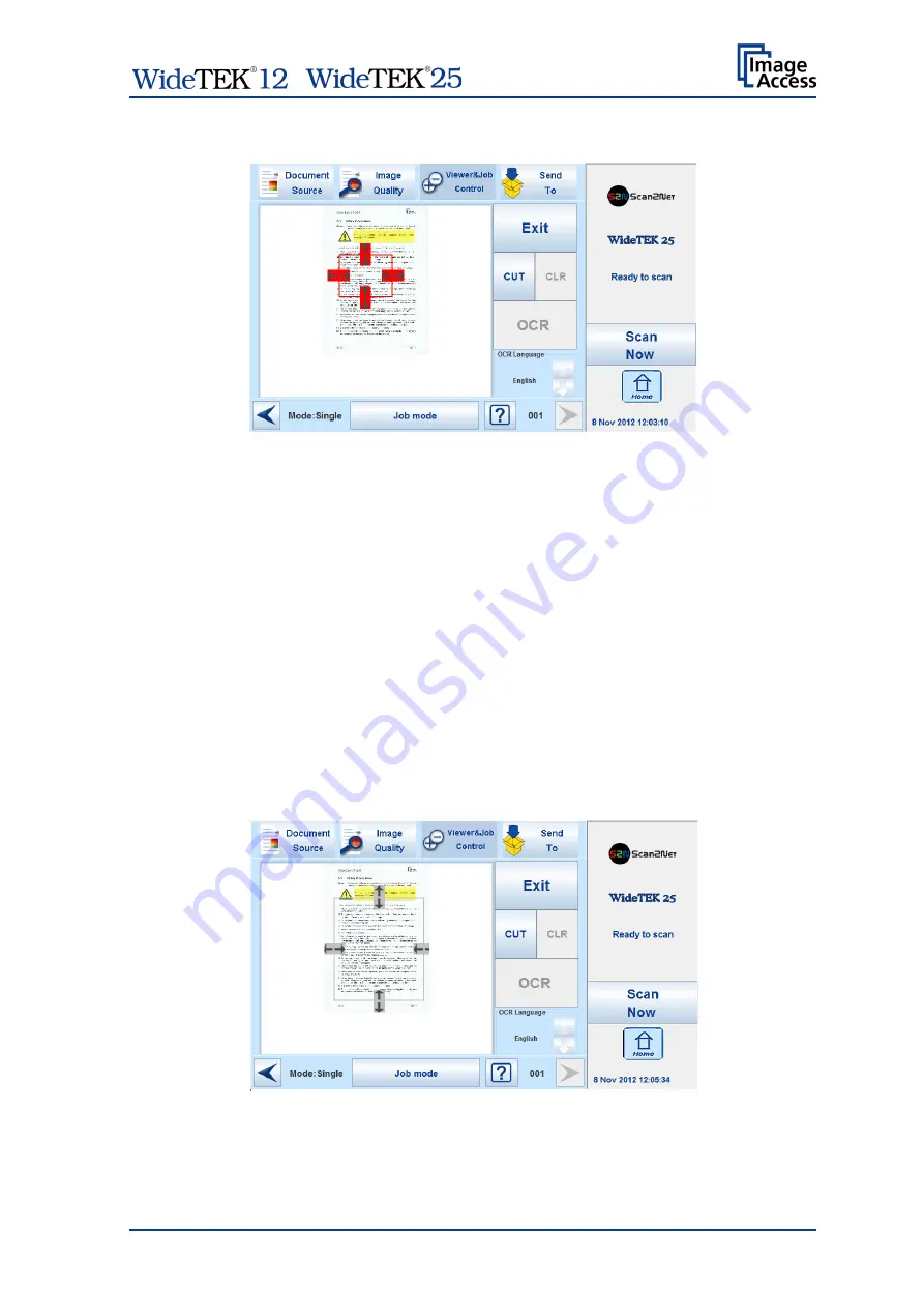 Image Access WideTEK 12 Operation Manual Download Page 55