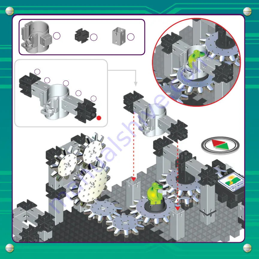 IMAGINARIUM Techno Gears Marble Mania Extreme 2.0 Скачать руководство пользователя страница 17