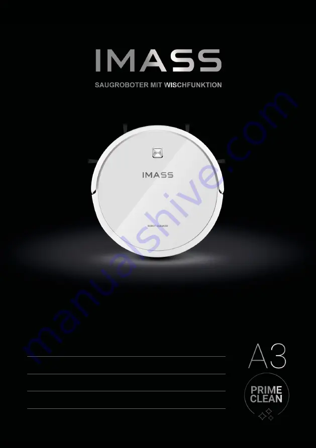 IMASS A3 Prime Clean User Manual Download Page 1