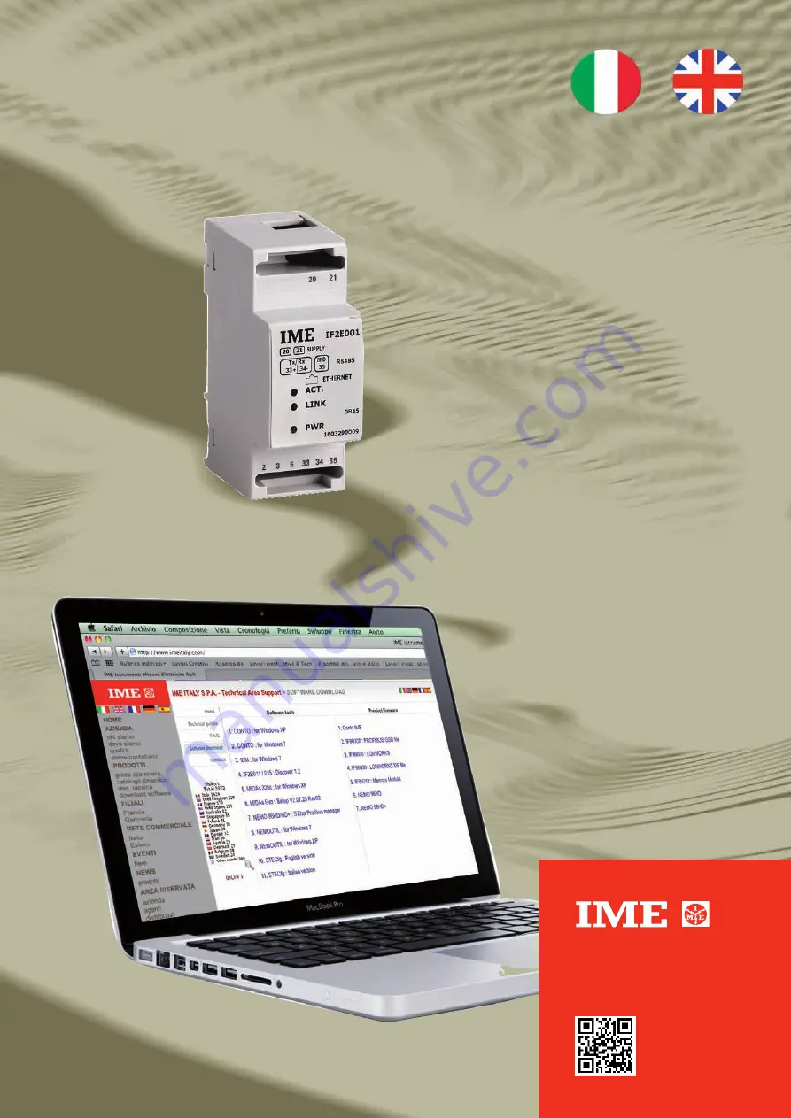 IME IF2E011 User Manual Download Page 1