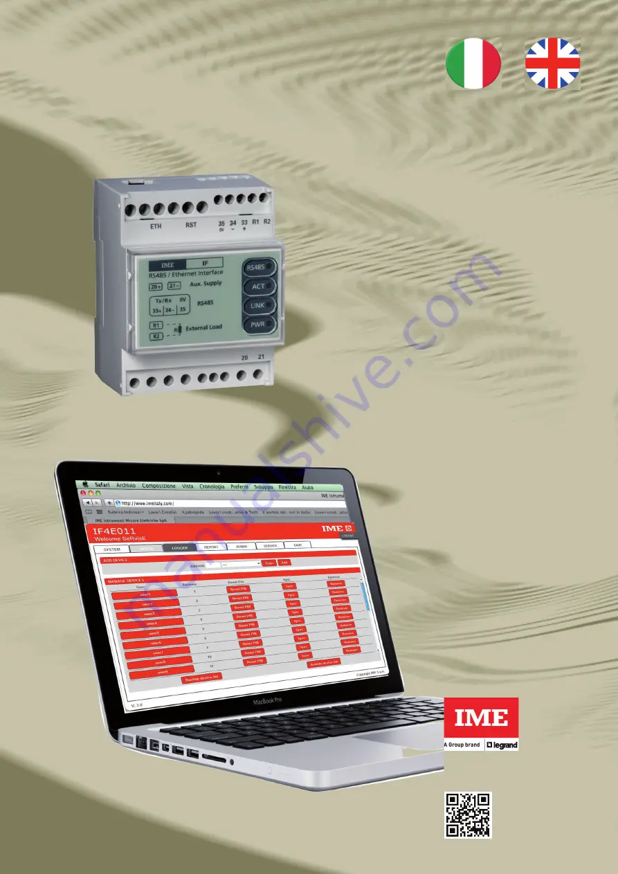 IME IF4E011 Manual Download Page 1