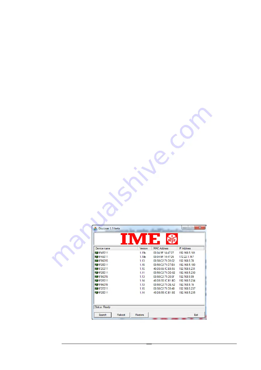 IME IF4E011 Скачать руководство пользователя страница 15