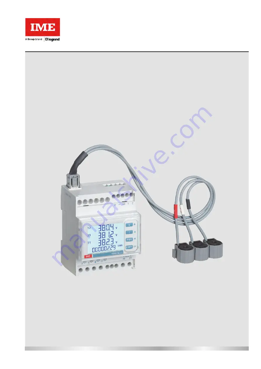 IME MKD4R125DT Скачать руководство пользователя страница 1