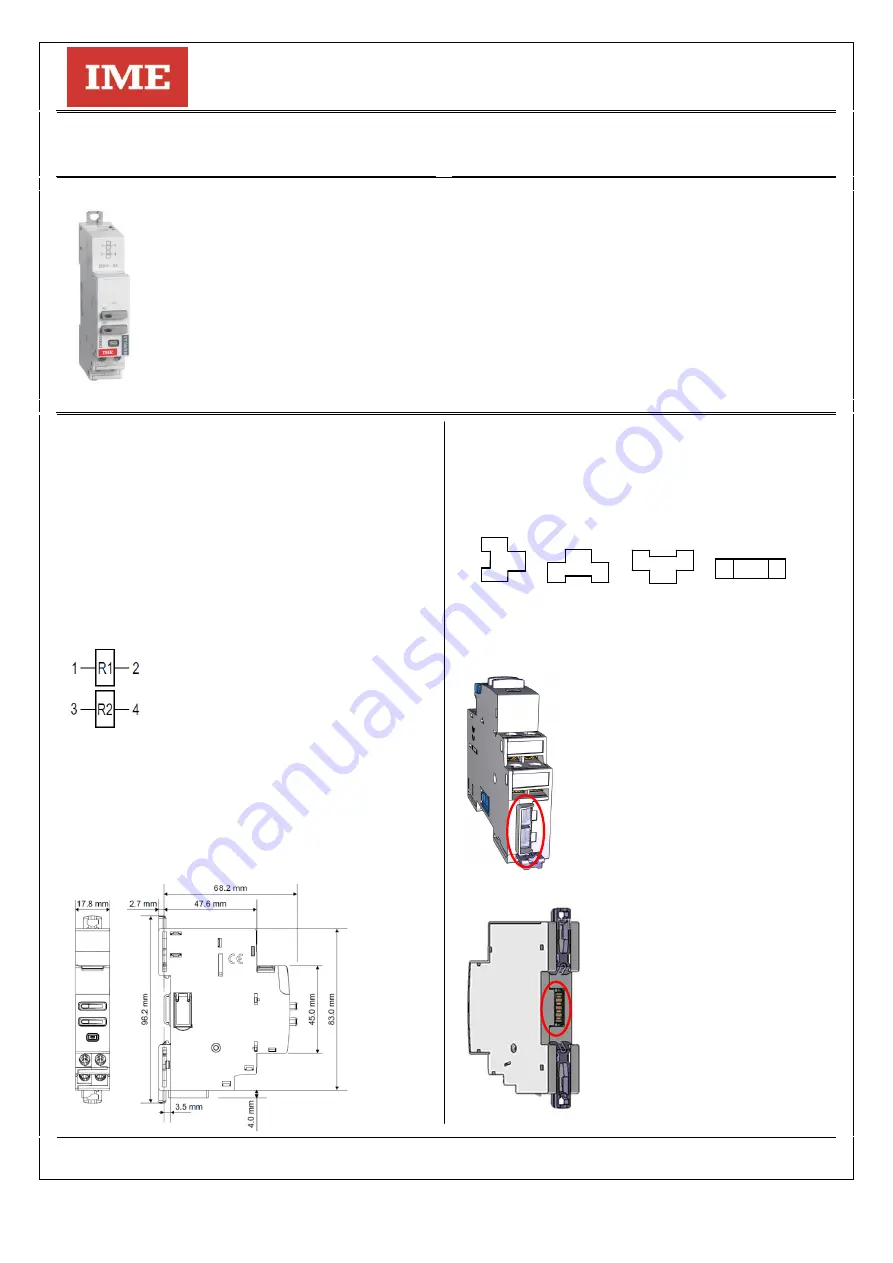 IME Nemo SX SXM0C1 Скачать руководство пользователя страница 1