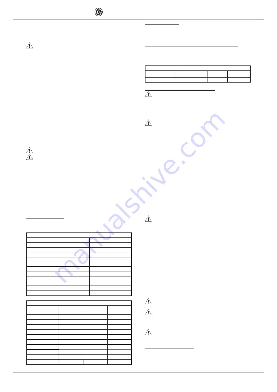 Imer Group 1194300 Operating, Maintenance, Spare Parts Manual Download Page 14