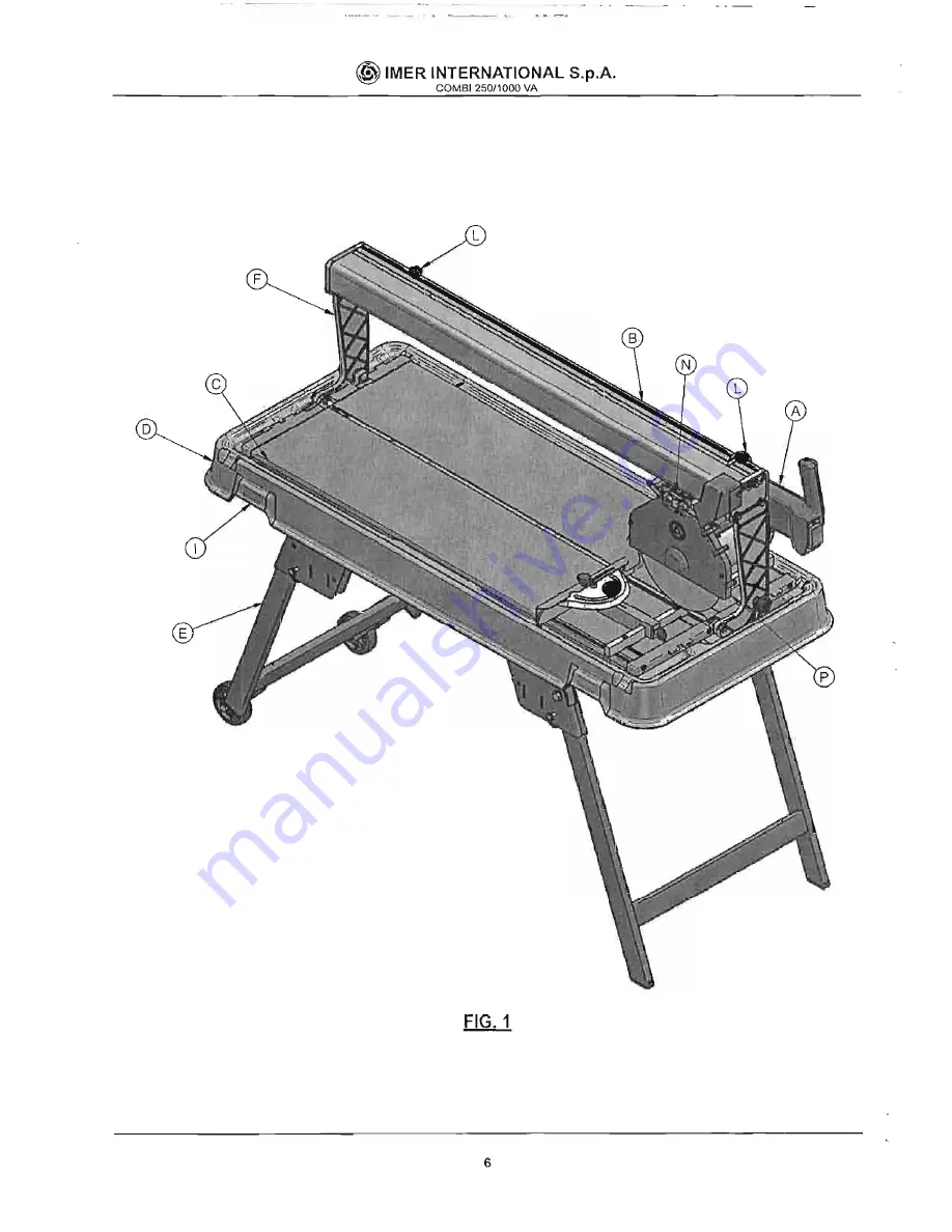 IMER COMBl 250/1000 VA Operating, Maintenance, Spare Parts Manual Download Page 6