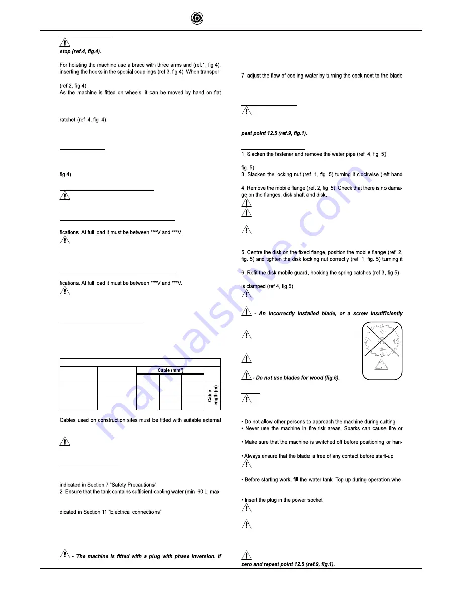 IMER MASONRY 700 Operating, Maintenance, Spare Parts Manual Download Page 4