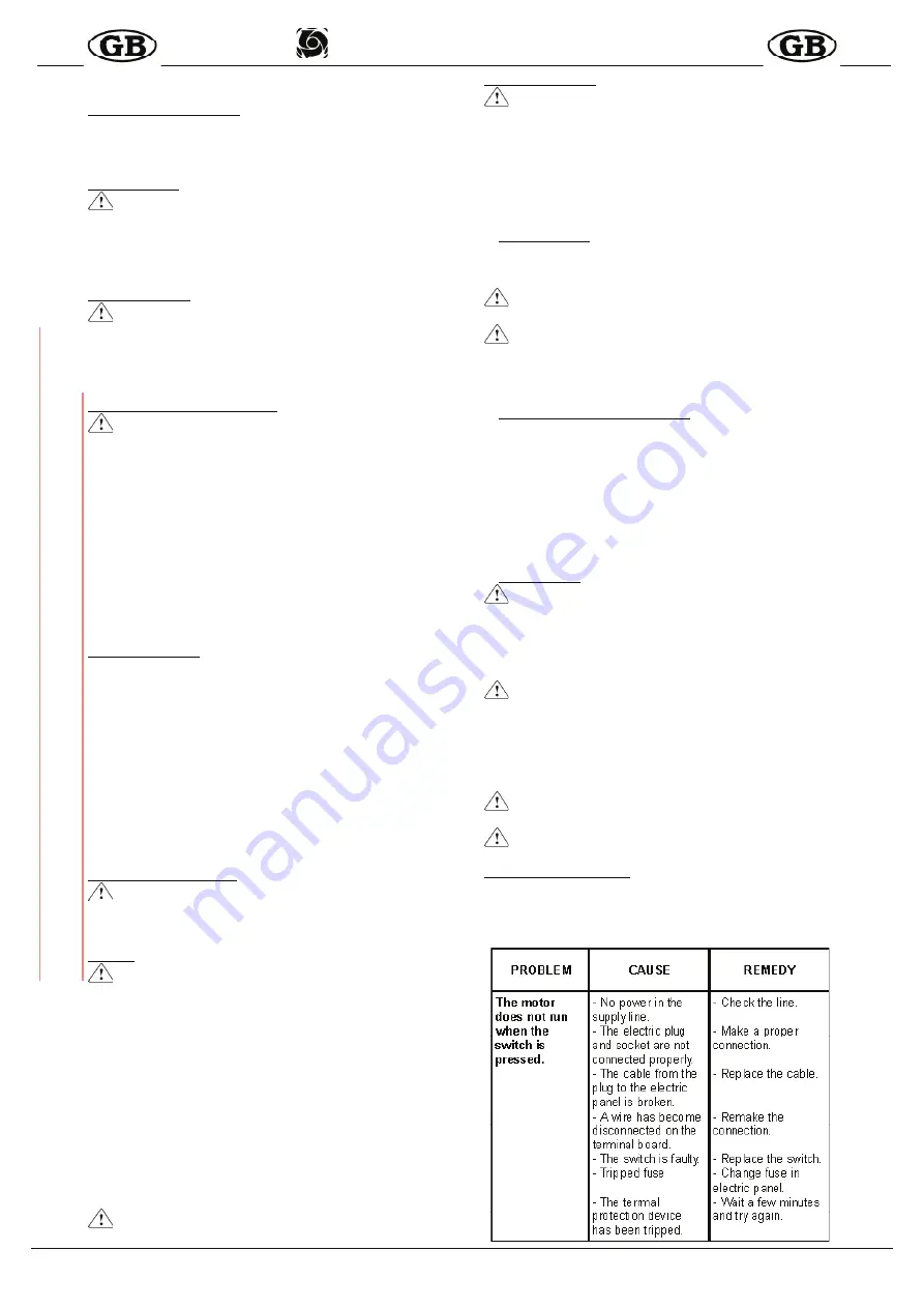 IMER Minibeta 1126606 Operating, Maintenance, Spare Parts Manual Download Page 8