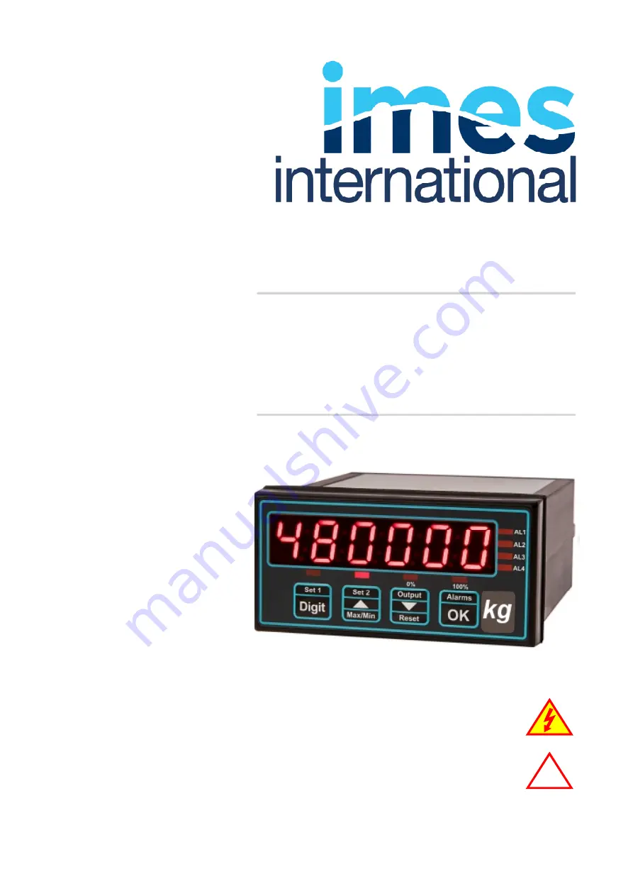 IMES S1010 Mk4 Installation & Operating Manual Download Page 1