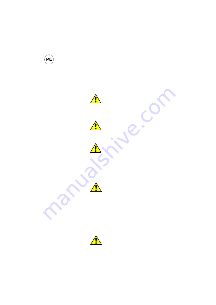 Imesa FLATWORK IRONER Installation And Use Instructions And Warnings Download Page 13