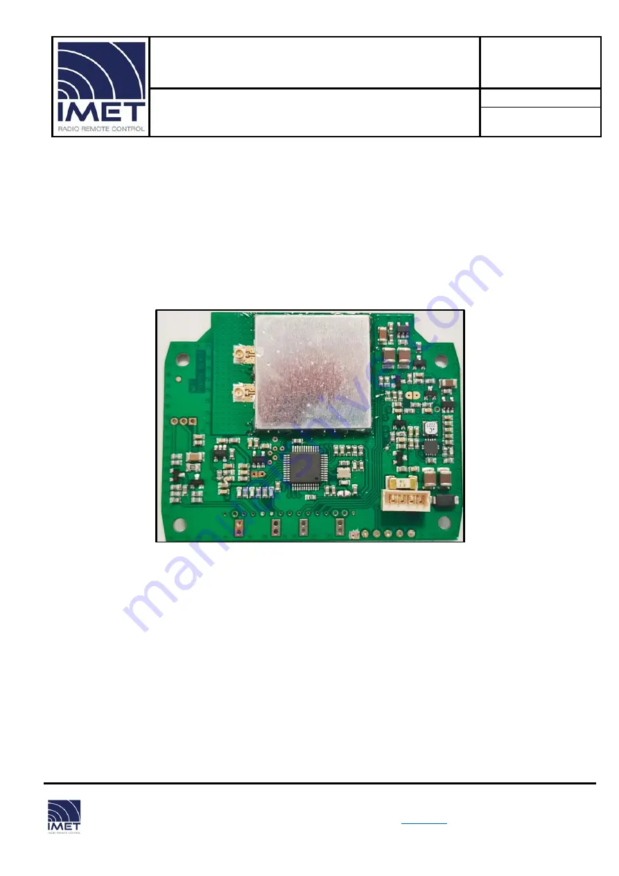 IMET B014 Technical Manual Download Page 1