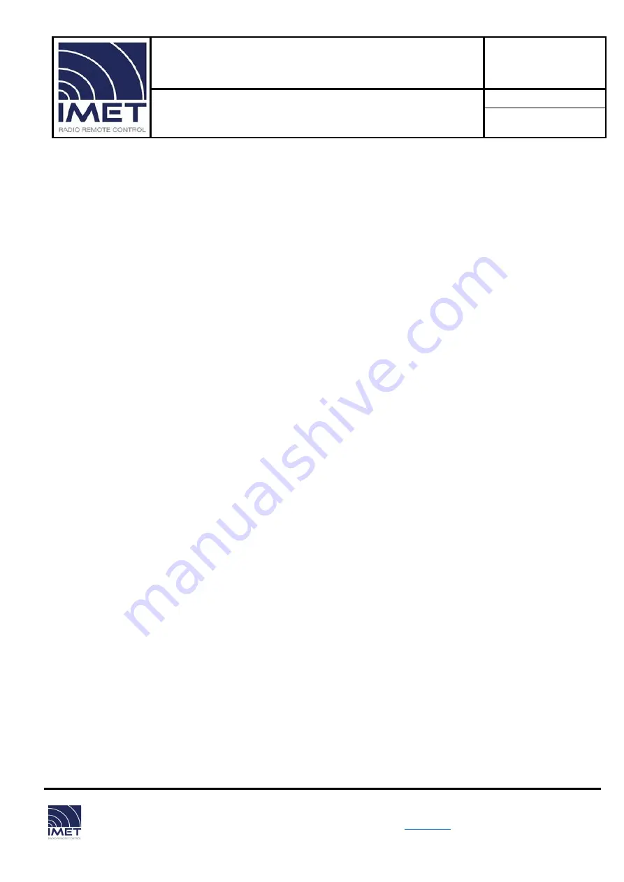 IMET B034 Technical Manual Download Page 3