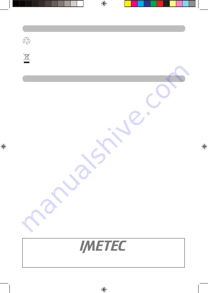 Imetec L1701 Operating Instructions Manual Download Page 32