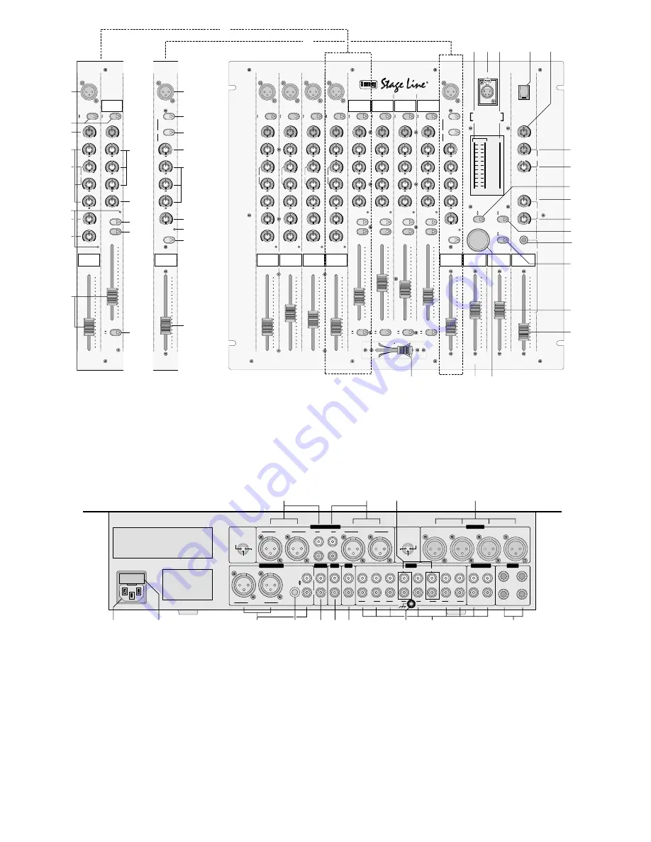 IMG STAGE LINE MPX-804 Instruction Manual Download Page 3