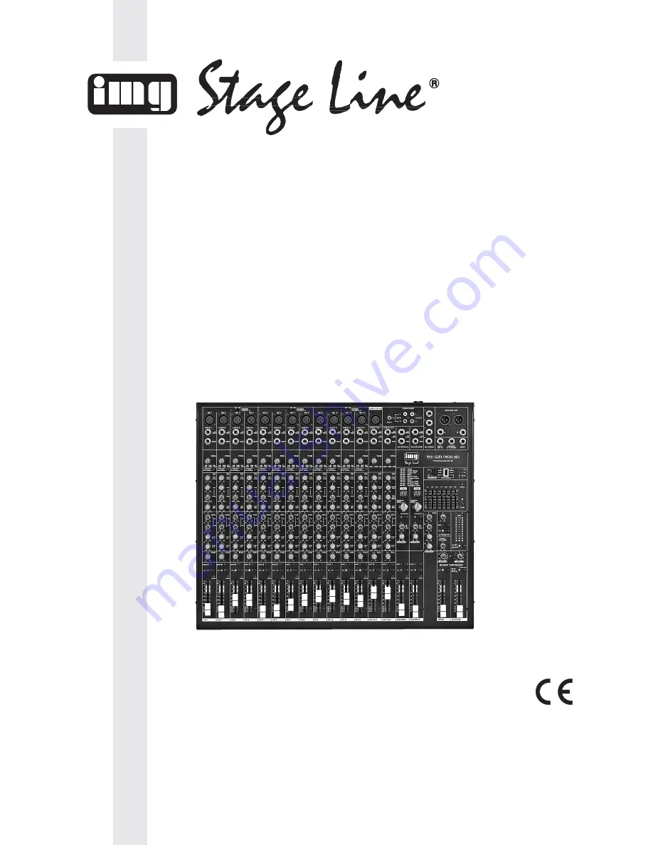 IMG STAGE LINE PMX-122FX Instruction Manual Download Page 1