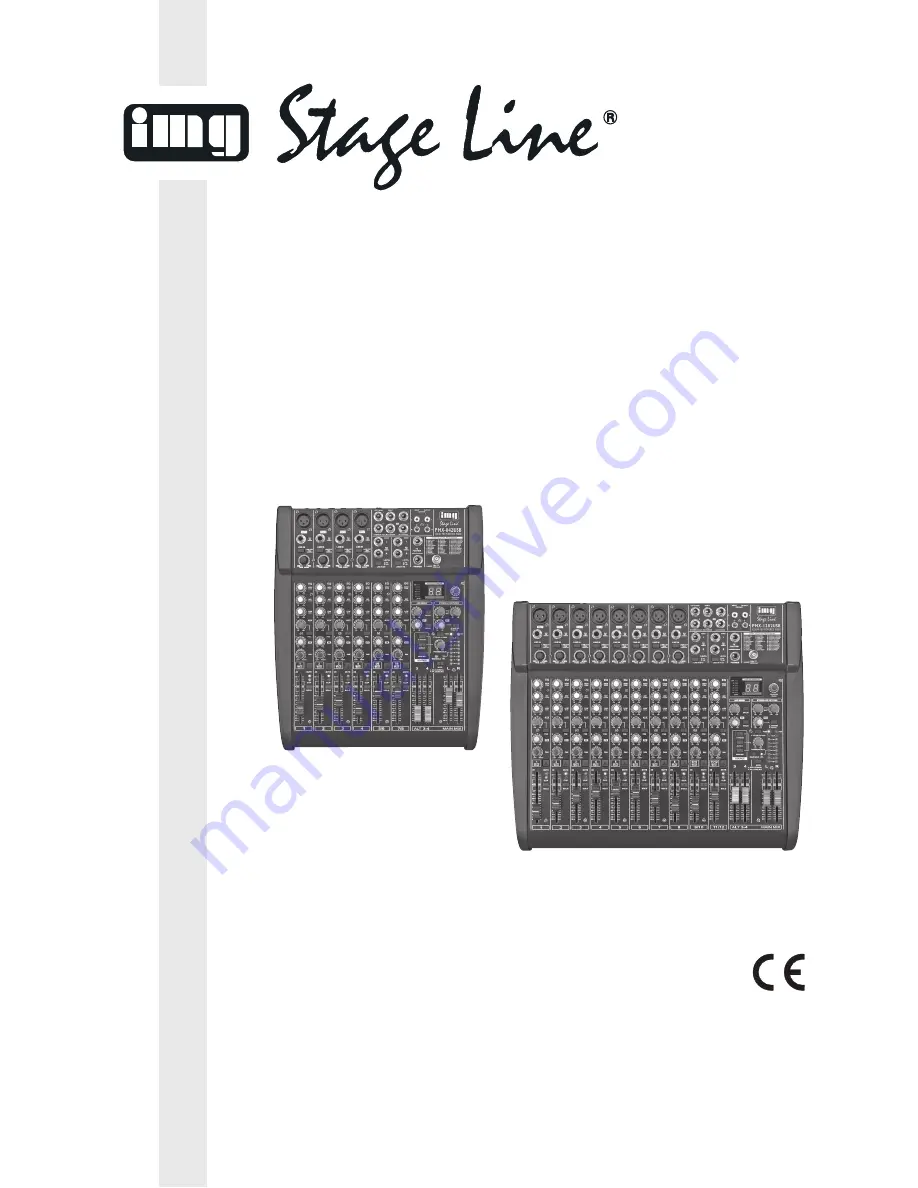 IMG STAGE LINE PMX-1282USB Instruction Manual Download Page 1